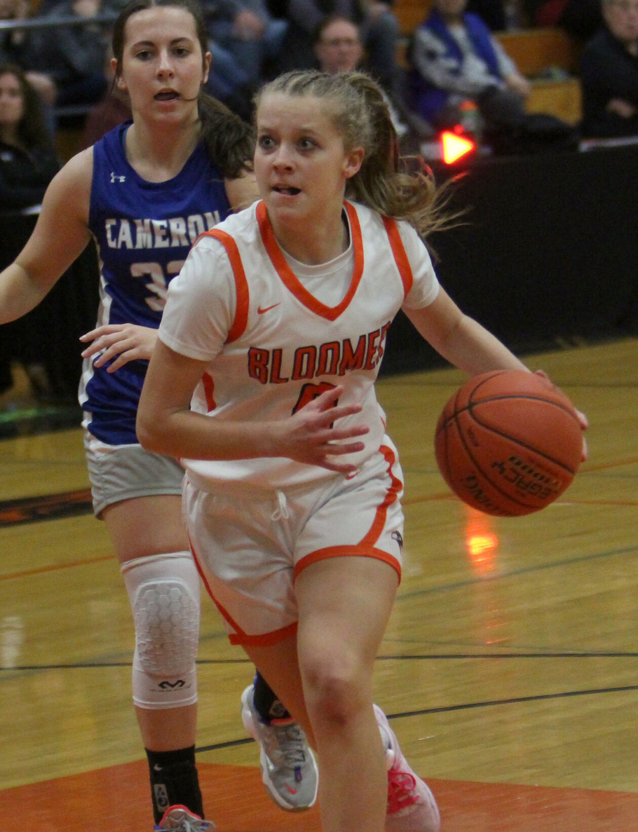 Cameron at Bloomer girls basketball 1-16-23